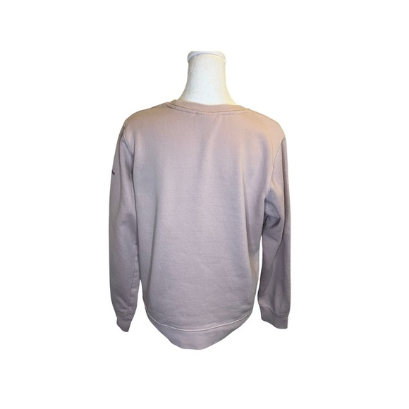 Columbia Trek Graphic Crew Sweatshirt Pastel Light Blush Pink Women Size Large - Picture 6 of 8